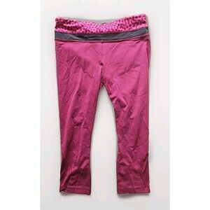 LULULEMON RUN INSPIRED WORKOUT YOGA LEGGINGS SZ 8